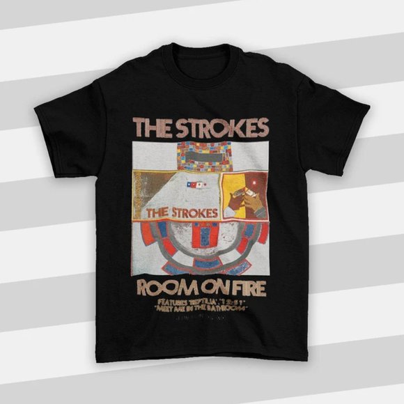 The Strokes Unisex T-Shirt, Room On Fire Album Tee - Picture 1 of 2
